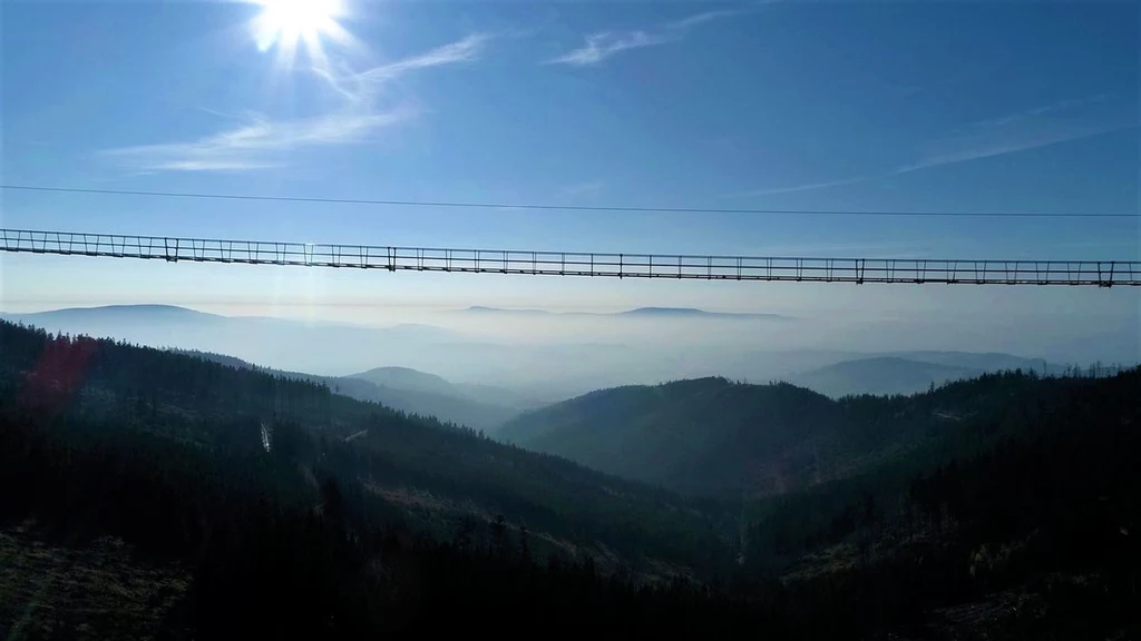 Sky Bridge ma 721 metrów i tego lata będzie największą atrakcją turystyczną w Czechach. 