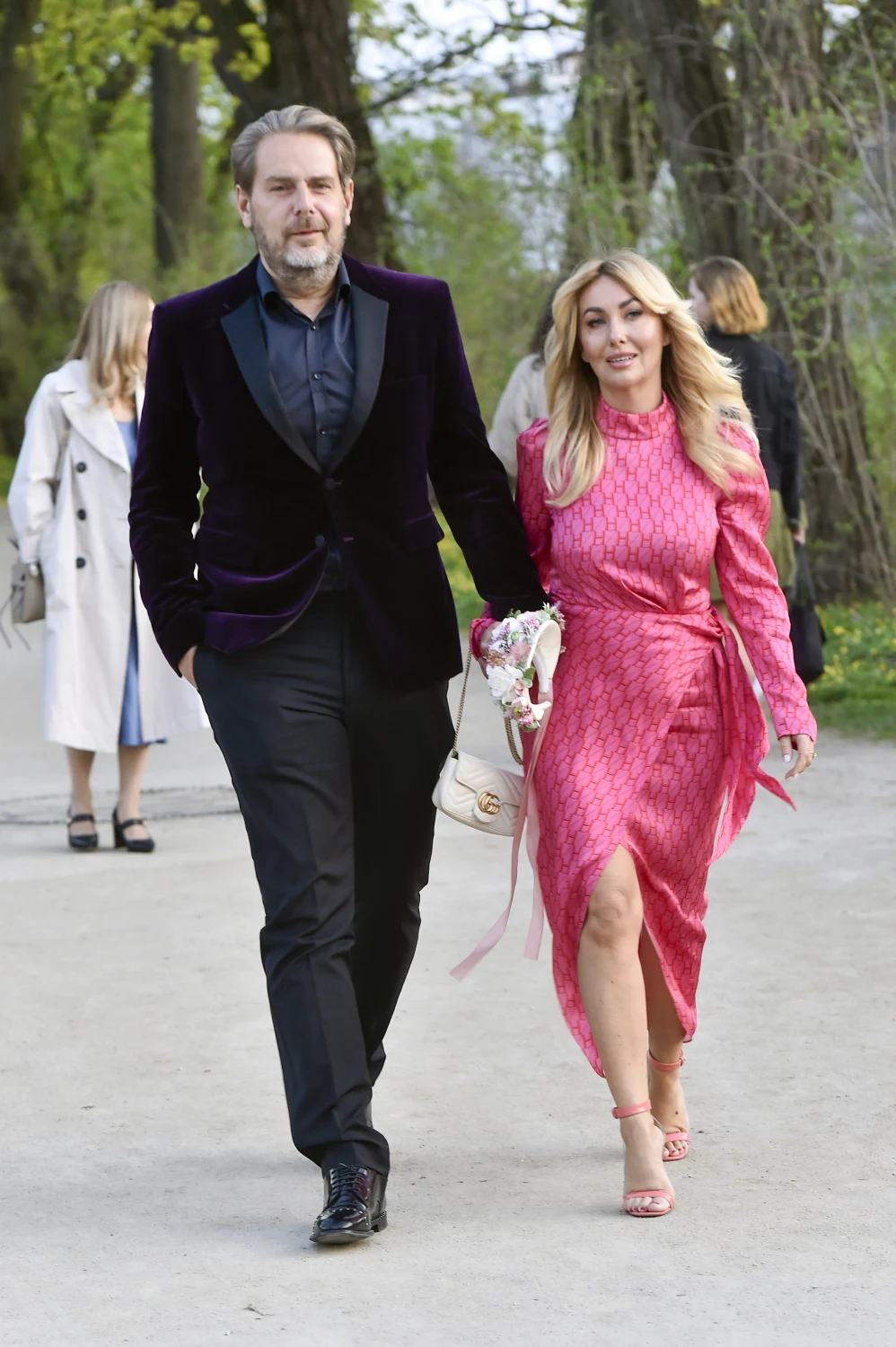 Modest Amaro z żoną