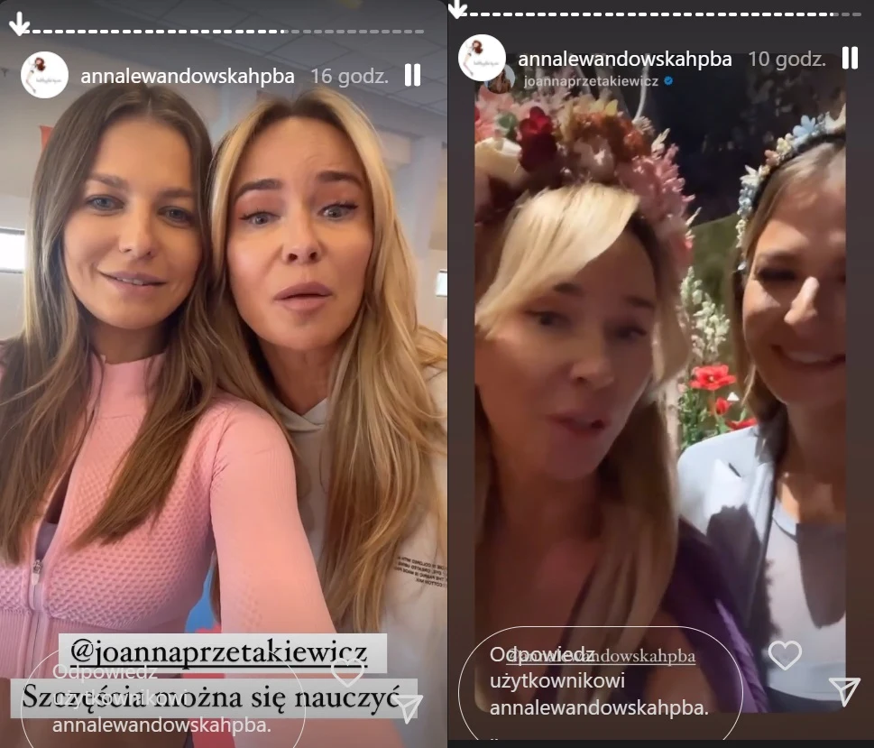 Anna i Joanna "teleportują się" z obozu na galę