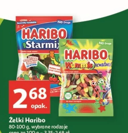 HARIBO Wummis Kwaśne Guma o smaku owocowym 175 g