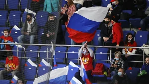 Kibice reprezentacji Rosji