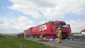 Opolskie: Wypadek na autostradzie A4. Jedna ofiara śmiertelna