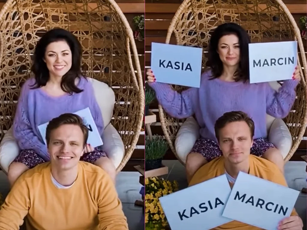 Katarzyna Cichopek i Marcin Hakiel w "teście małżeńskim VIVA!"