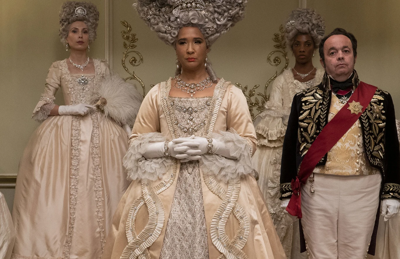 Golda Rosheuvel w serialu "Bridgertonowie" Golda Rosheuvel w serialu "Bridgertonowie"