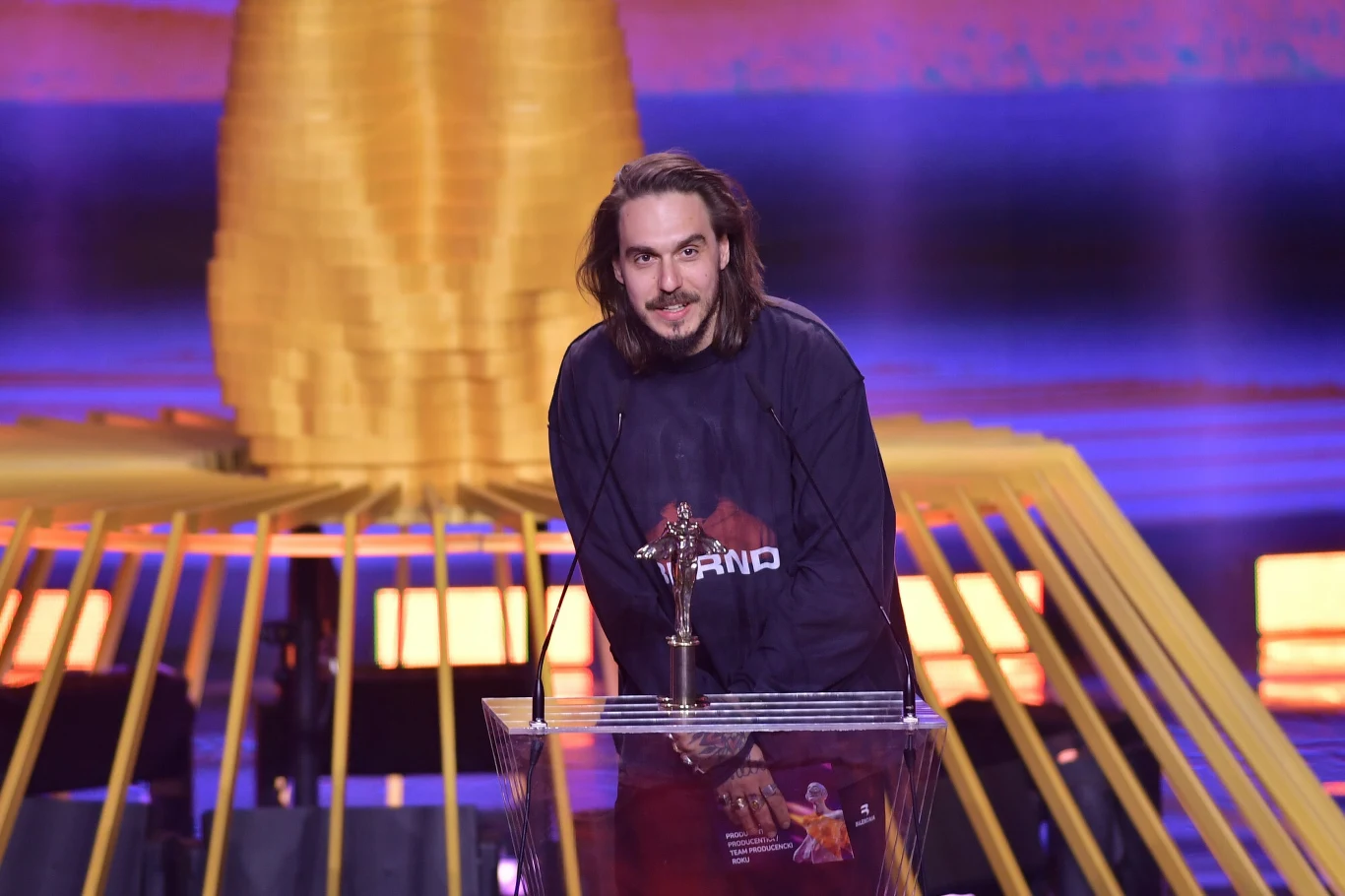 Miuosh w czasie gali wręczenia Fryderyków