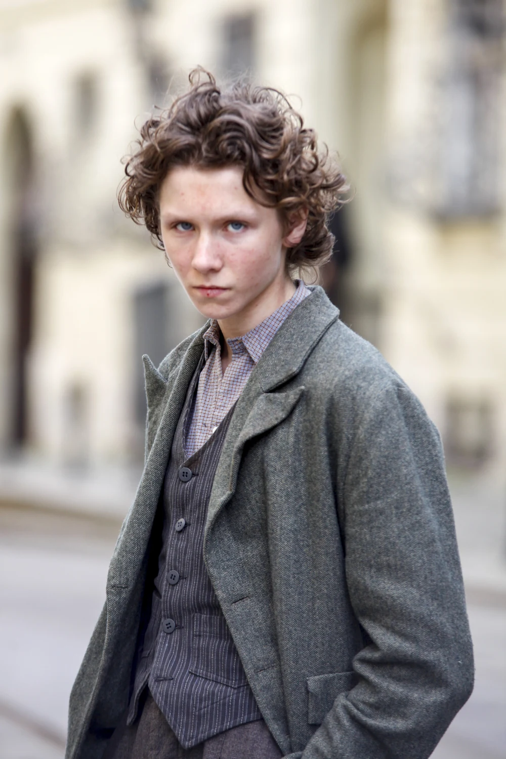 Borys Otawa na planie filmu "Kajtek Czarodziej"