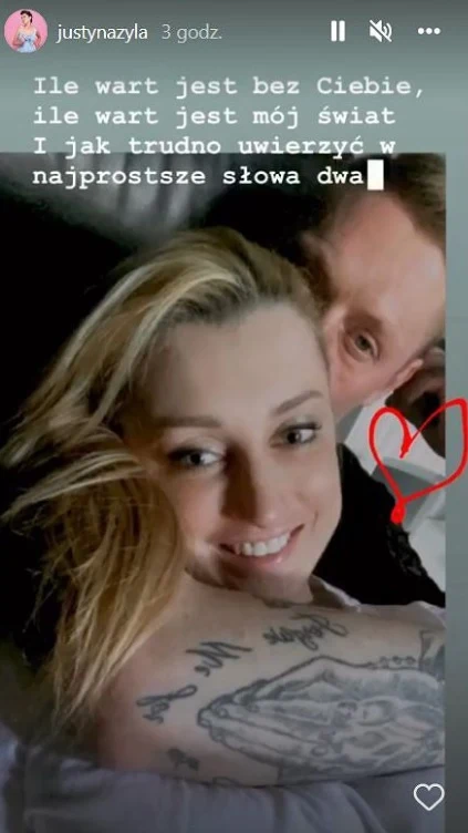 Justyna Żyła z ukochanym Justyna Żyła z ukochanym
