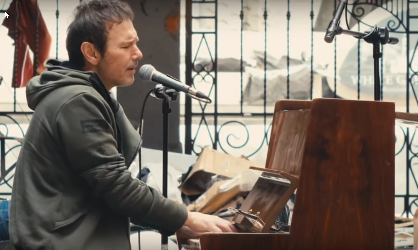 Swiatosław Wakarczuk (Okean Elzy) w Charkowie Swiatosław Wakarczuk (Okean Elzy) w Charkowie