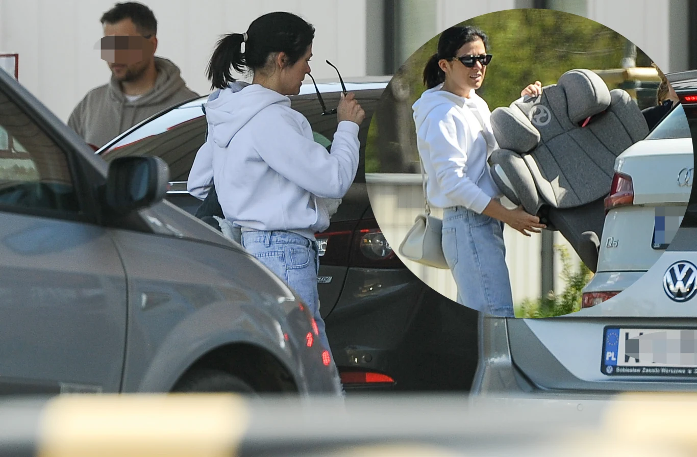 Kasia Cichopek w drodze na majówkę Kasia Cichopek w drodze na majówkę