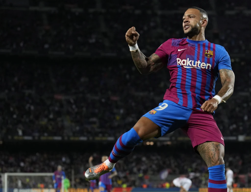 Barcelona - Mallorca. Memphis Depay zdobył gola na 1-0 Barcelona - Mallorca. Memphis Depay zdobył gola na 1-0