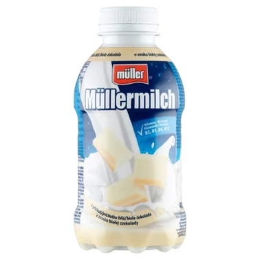 Müller Müllermilch Napój mleczny o smaku białej czekolady 400 g - 2
