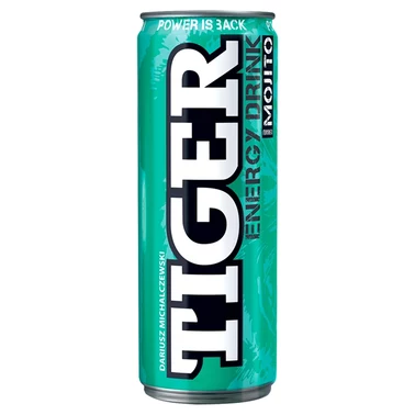 Tiger Gazowany napój energetyzujący o smaku mojito 250 ml - 0
