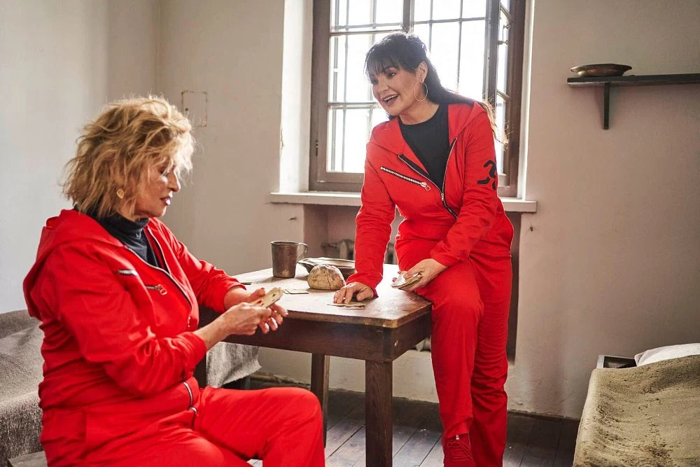 Iwona Pavlović i Ewa Kasprzyk w "Wielkiej ucieczce"