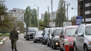 Linia rozgraniczenia między Naddniestrzem a Mołdawią. Gdy w Naddniestrzu zaczęło robić się niespokojnie, mieszkańcy ruszyli w stronę Mołdawii