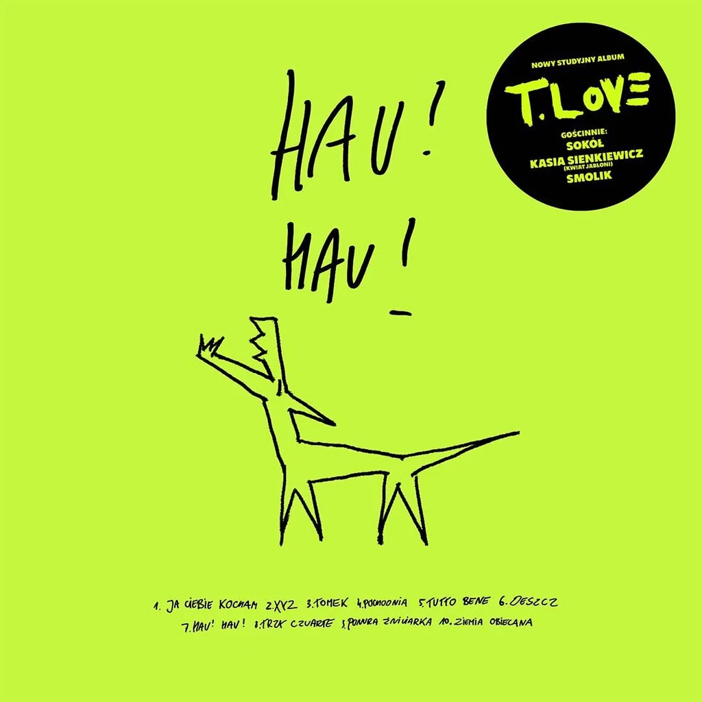 Okładka albumu "Hau! Hau!" T.Love