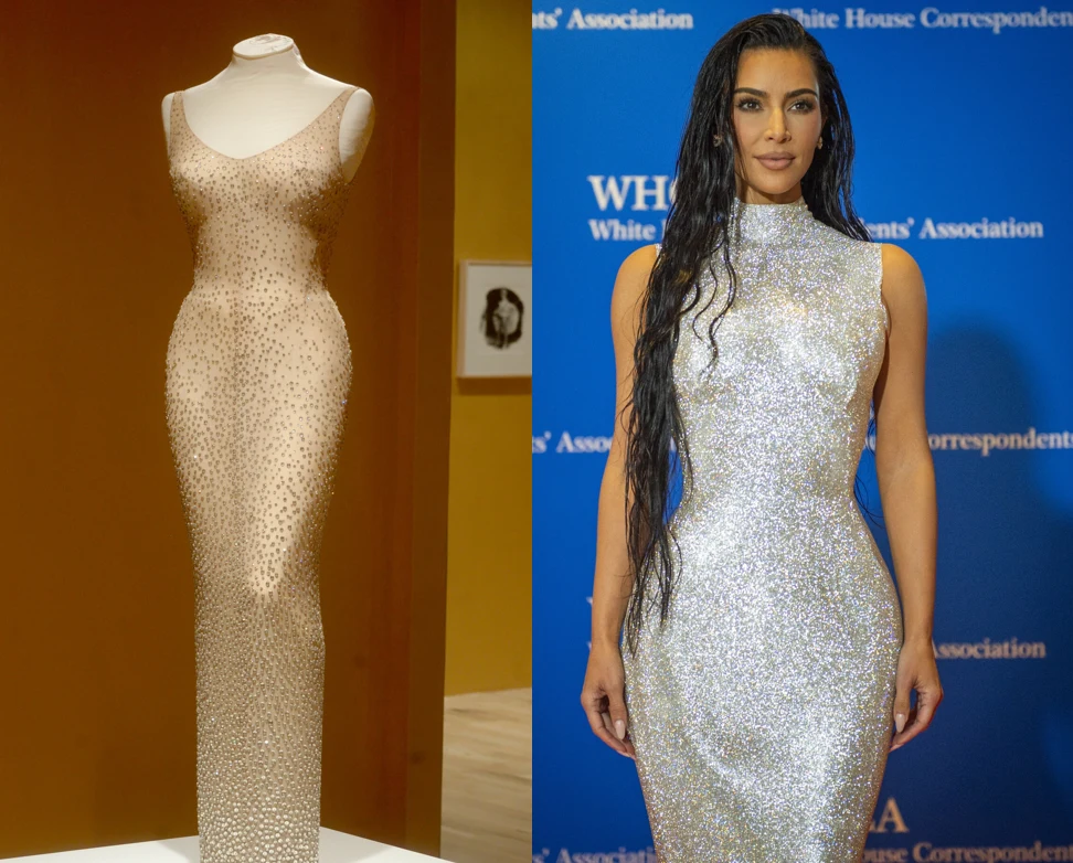 Sukienka Marilyn Monroe: LFI/Photoshot/REPORTER/  Kim Kardashian