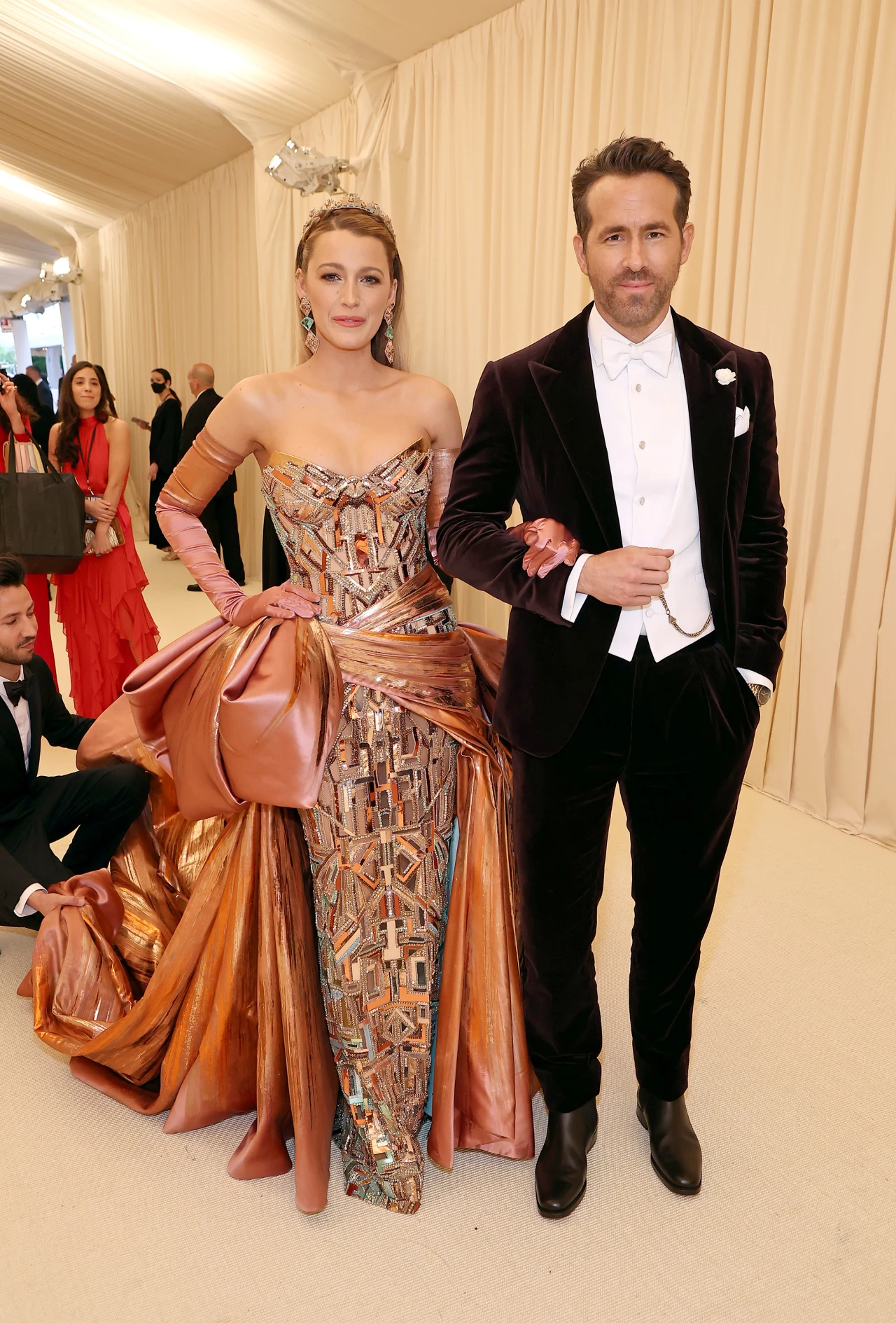 Blake Lively i Ryan Reynolds na Met Gali 2022