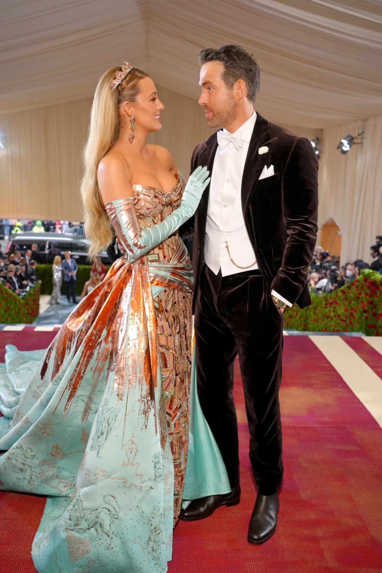 Blake Lively i Ryan Reynolds na Met Gali 2022