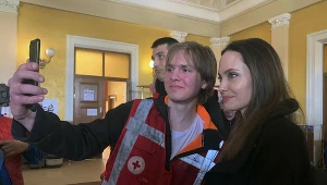 Angelina Jolie we Lwowie