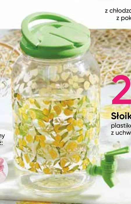 Słój z kranem