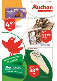 Gazetka promocyjna Auchan Supermarket - Wiosenne oferty w Auchan - ważna do 11-05-2022