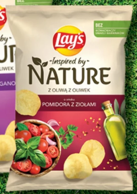 Lay's Inspired by Nature Chipsy ziemniaczane o smaku pomidora z ziołami 120 g