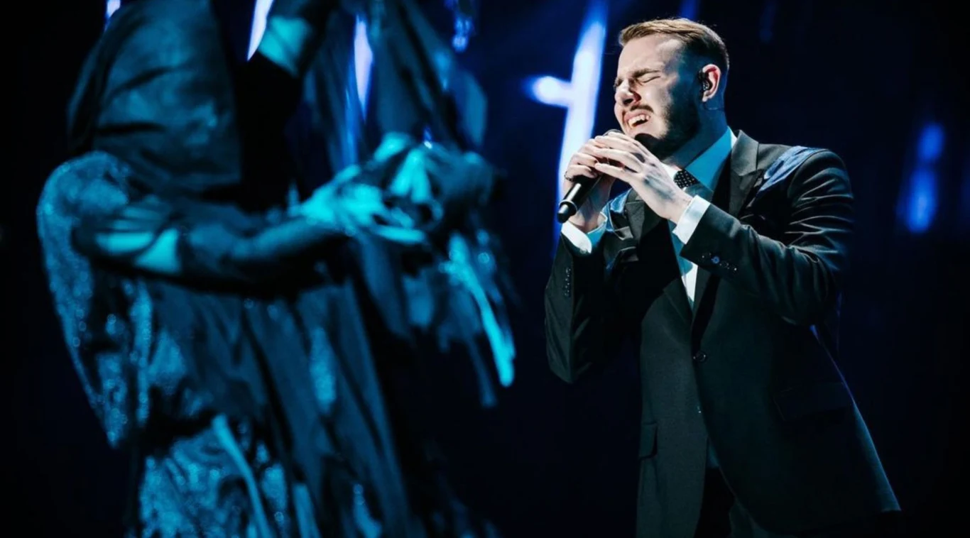Krystian Ochman miał wczoraj pierwszą próbę przed występem na Eurowizji 2022 Krystian Ochman miał wczoraj pierwszą próbę przed występem na Eurowizji 2022