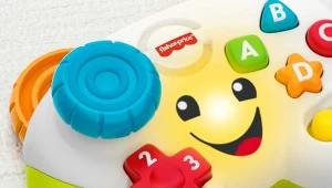 Zabawkowy gamepad Fisher-Price jako kontroler w Elden Ring