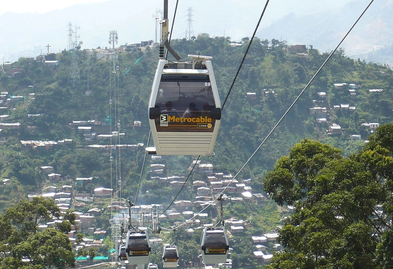Podniebne metro w Kolumbii