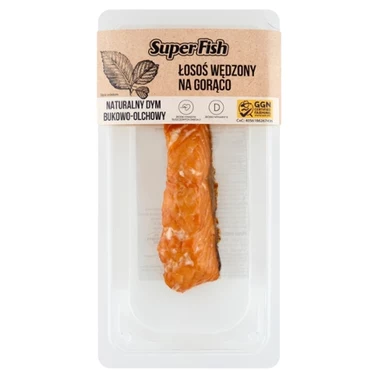 SuperFish Łosoś wędzony na gorąco 100 g - 1