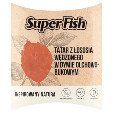 SuperFish Tatar z łososia wędzonego w dymie olchowo-bukowym 150 g - 1