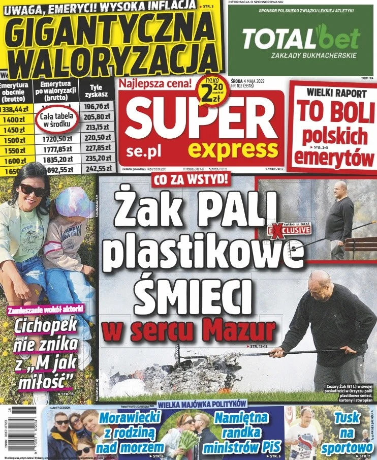 Okładka Super Expressu