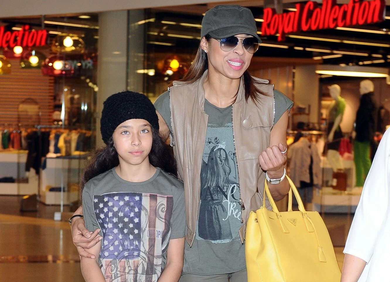 Omena Mensah z córką Vanessą Omena Mensah z córką Vanessą