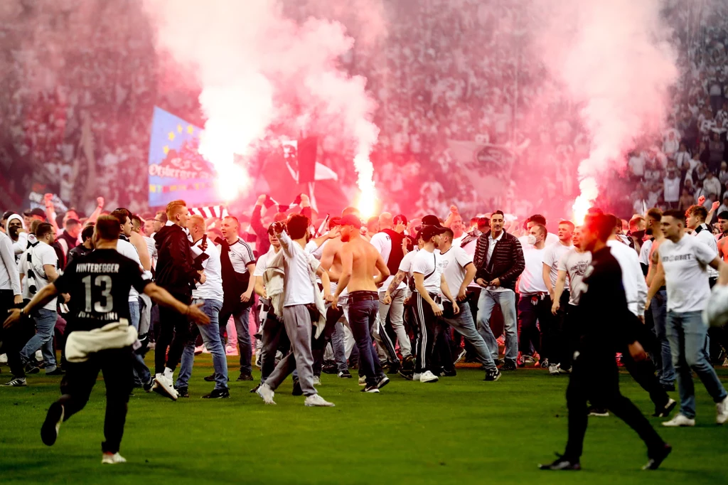 Fani Eintrachtu Frankfurt dali upust ogromnej radości Fani Eintrachtu Frankfurt dali upust ogromnej radości
