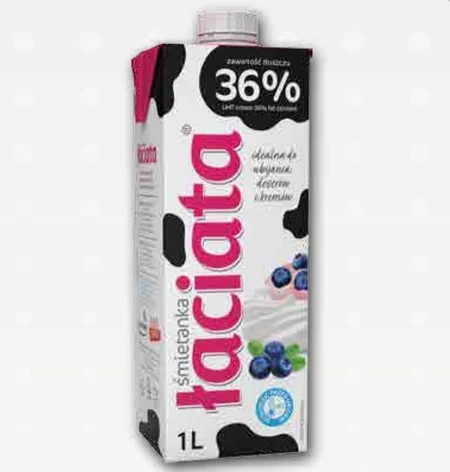 Łaciata Śmietanka 36% 1 l