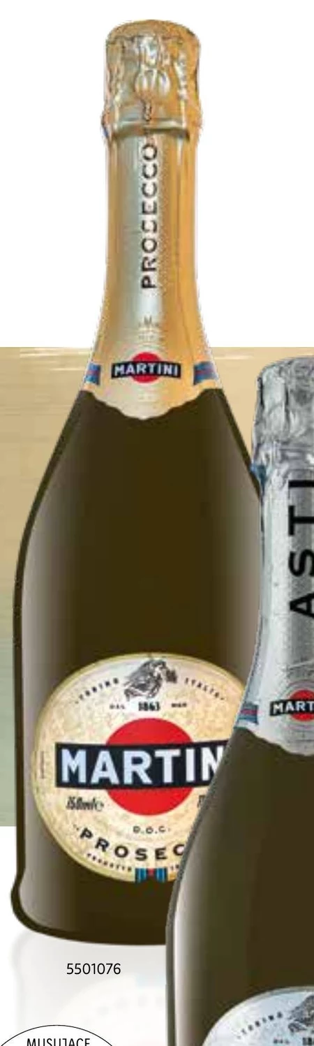 Martini Prosecco D.O.C. Wino białe wytrawne musujące włoskie 750 ml