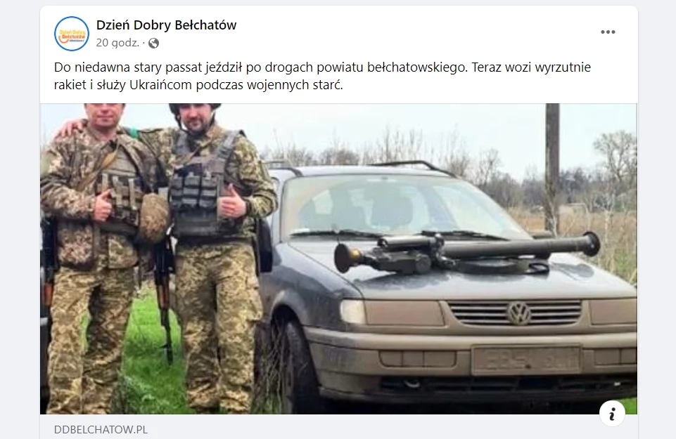 Dzień Dobry Bełchatów - Facebook 