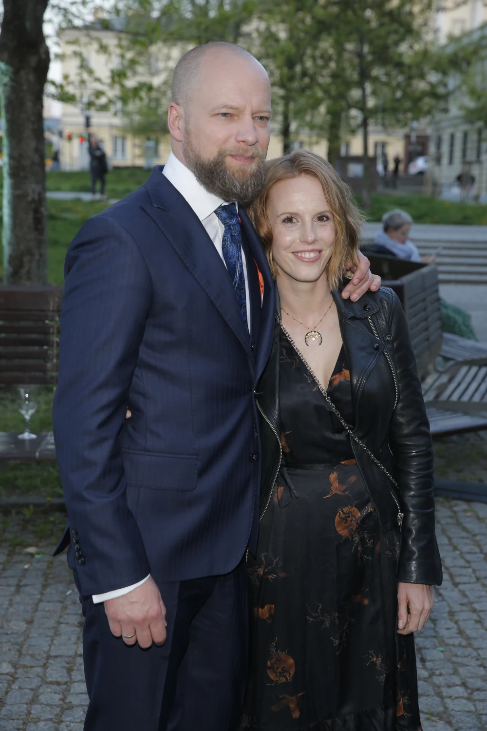 Maciej Stuhr z żoną na premierze filmu "Fucking Bornholm" Maciej Stuhr z żoną na premierze filmu "Fucking Bornholm"