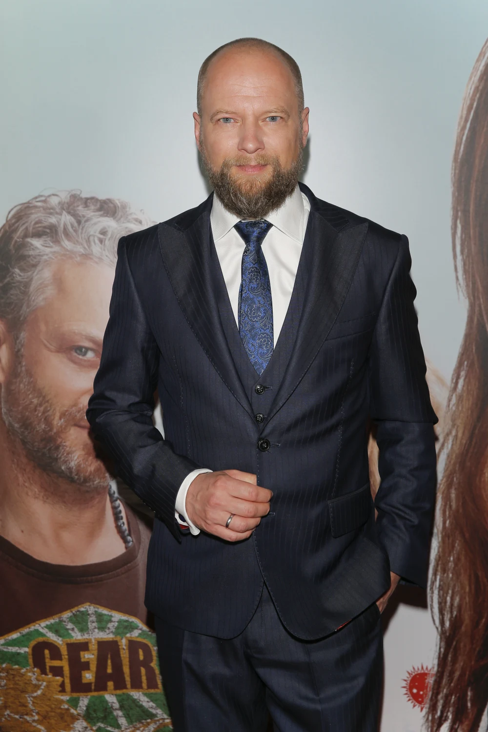 Maciej Stuhr z żoną na premierze filmu "Fucking Bornholm" Maciej Stuhr z żoną na premierze filmu "Fucking Bornholm"