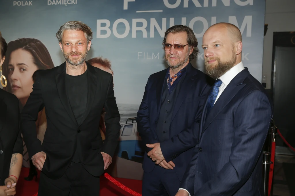 Maciej Stuhr, Grzegorz Damięcki na premierze filmu "Fucking Bornholm" Maciej Stuhr, Grzegorz Damięcki na premierze filmu "Fucking Bornholm"