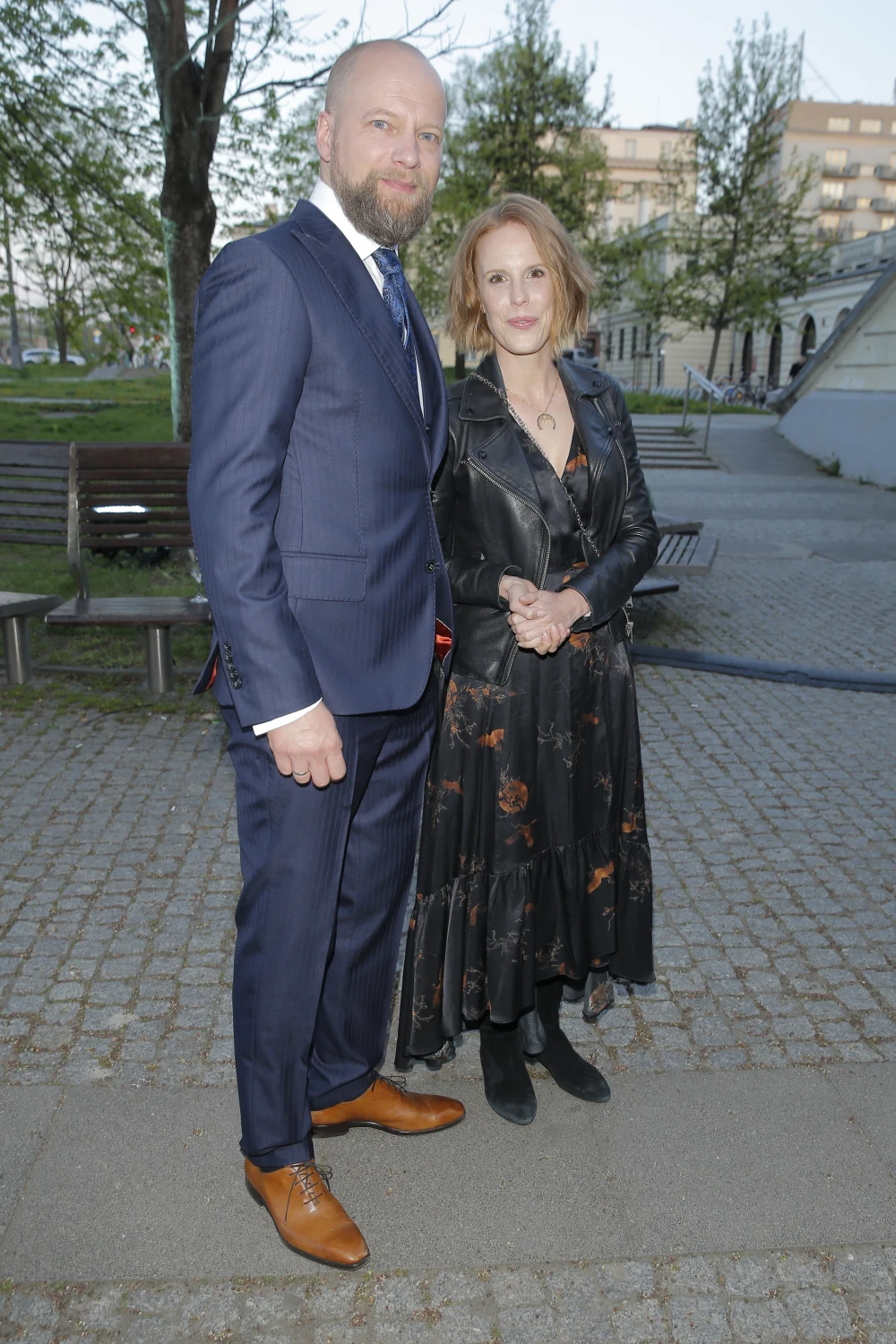 Maciej Stuhr z żoną na premierze filmu "Fucking Bornholm" Maciej Stuhr z żoną na premierze filmu "Fucking Bornholm"