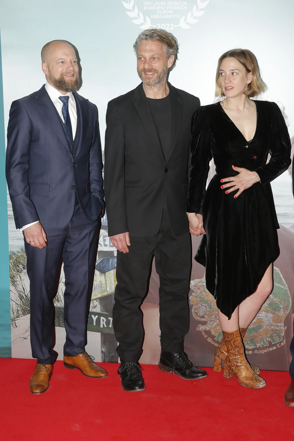 Maciej Stuhr, Grzegorz Damięcki, Jaśmina Polak na premierze filmu "Fucking Bornholm" Maciej Stuhr, Grzegorz Damięcki, Jaśmina Polak na premierze filmu "Fucking Bornholm"