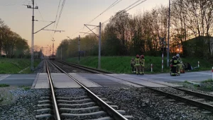 Wypadek na przejeździe kolejowym w Uniszewie 