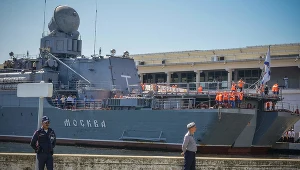 Okręt flagowy Floty Czarnomorskiej krążownik Moskwa został zatopiony przez Ukraińców