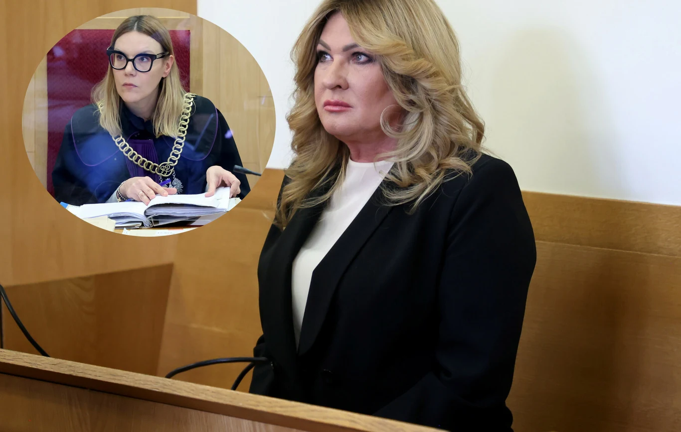 Beata Kozidrak i sędzia Agata Pomianowska Beata Kozidrak i sędzia Agata Pomianowska