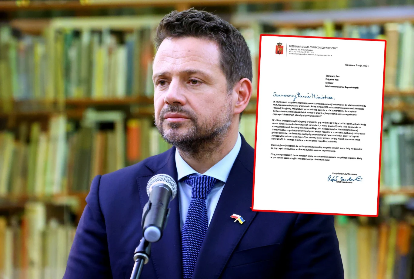 Rafał Trzaskowski napisał do Zbigniewa Raua Rafał Trzaskowski napisał do Zbigniewa Raua