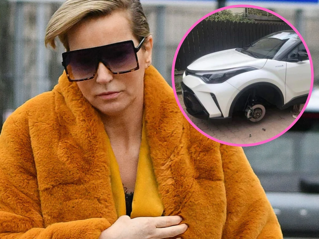 Paulina Smaszcz niedawno została okradziona z kół pod swoim domem Paulina Smaszcz niedawno została okradziona z kół pod swoim domem