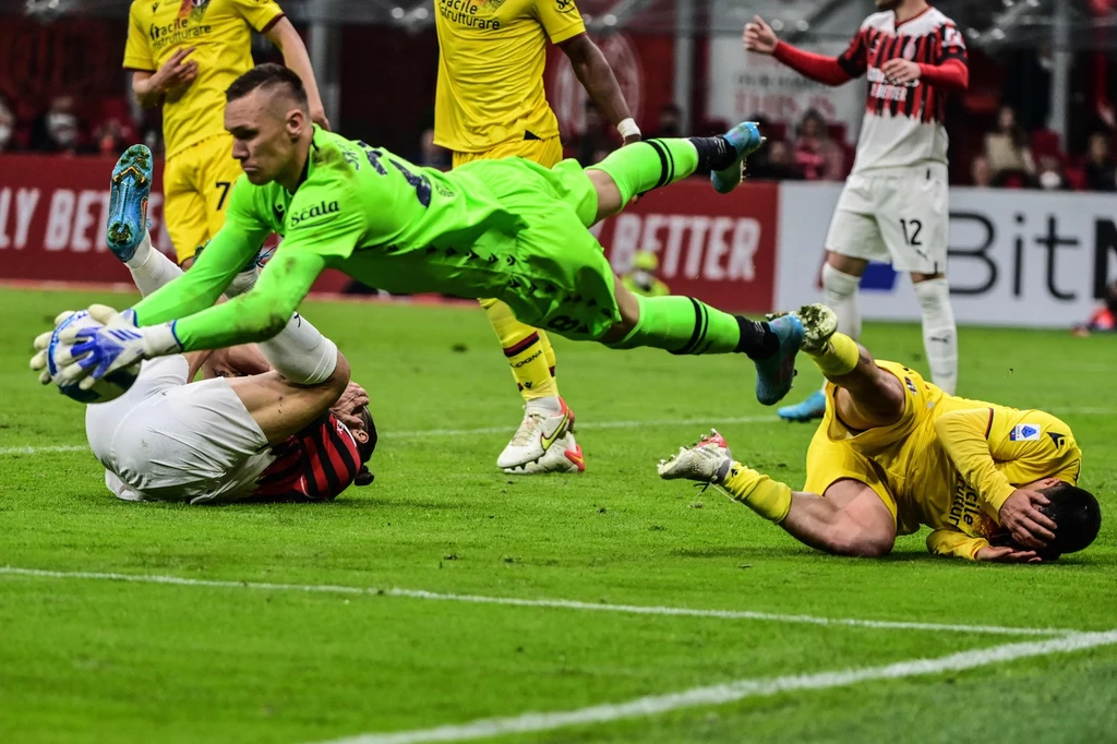 Łukasz Skorupski, jeden z Polaków obecnych w Bologna FC Łukasz Skorupski, jeden z Polaków obecnych w Bologna FC