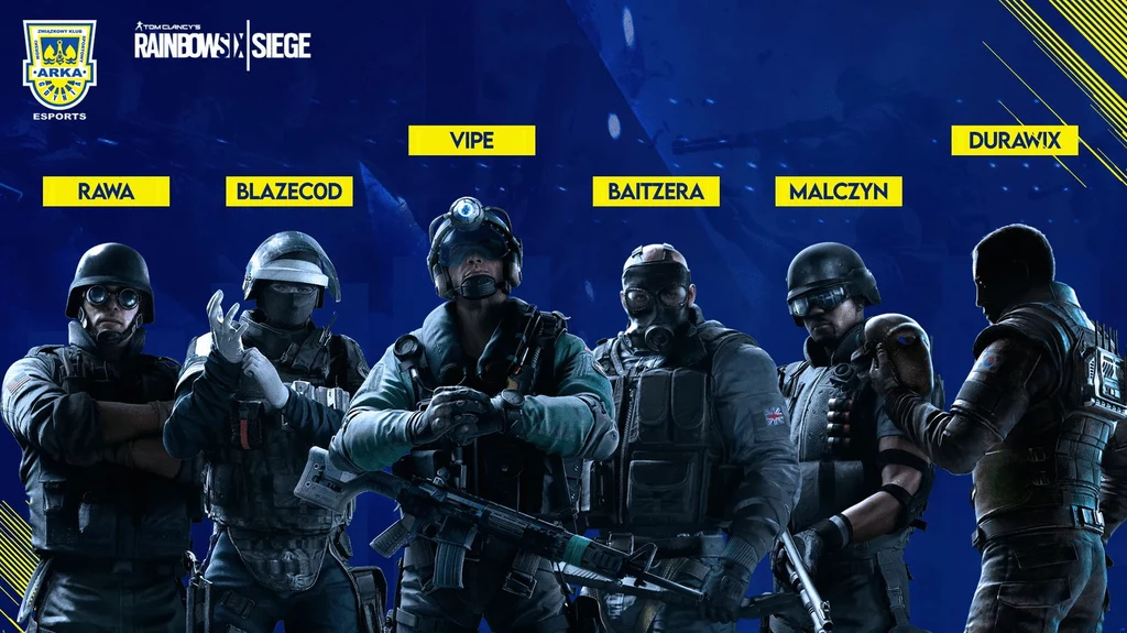 Rainbow Six: Arka Gdynia eSports przedstawia drużynę! 