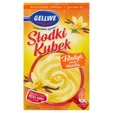 Gellwe Słodki Kubek Budyń smak wanilia 43 g - 2